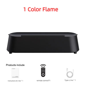 New Flame Ultrasonic Air Diffuser with Remote Control Cool Mist Maker 3D Simulation Air Humidifiers Aroma Essential Oil Diffuser