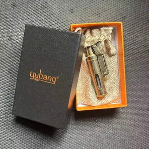 Copper Kerosene Lighter Visual Oil Tank One-key Ignition Retro Nostalgic Grinding Wheel Lighter Men's Smoking Gift Tool