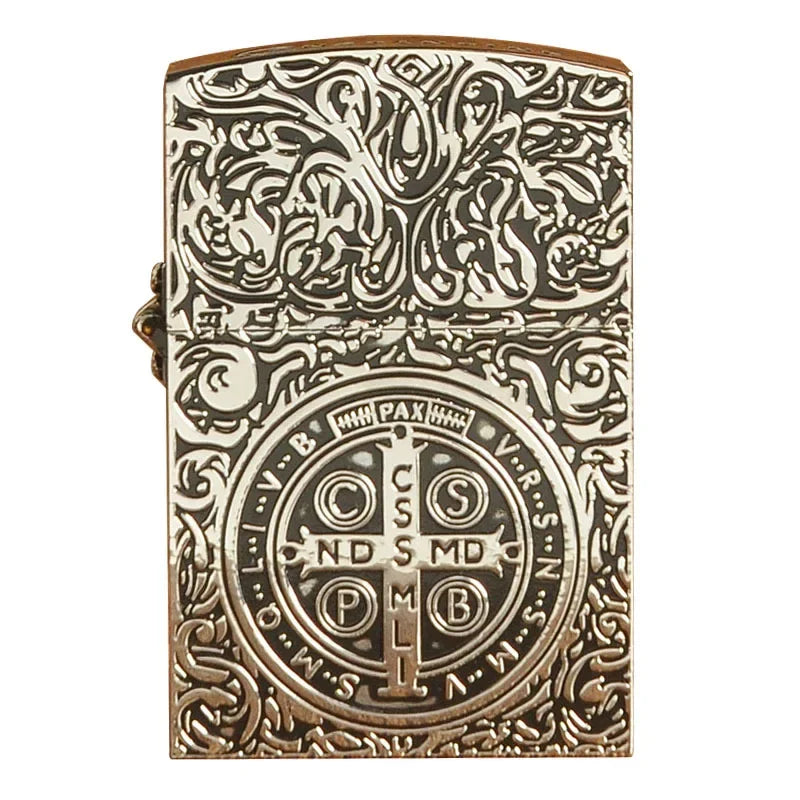 Authentic Zorro Retro High-End Waterproof Sealed Armor Constantine Kerosine Lighter Heavy Duty Metal kerosine Lighter Men's Gift