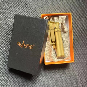 Copper Kerosene Lighter Visual Oil Tank One-key Ignition Retro Nostalgic Grinding Wheel Lighter Men's Smoking Gift Tool