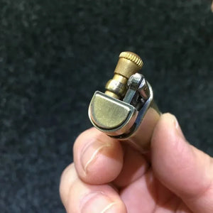 Tang Grass Vintage Flint Kerosen Lighters Flame Retro Metal Grinding Wheel Petrol  Cigarette Cool Lighters Creative Gadgets