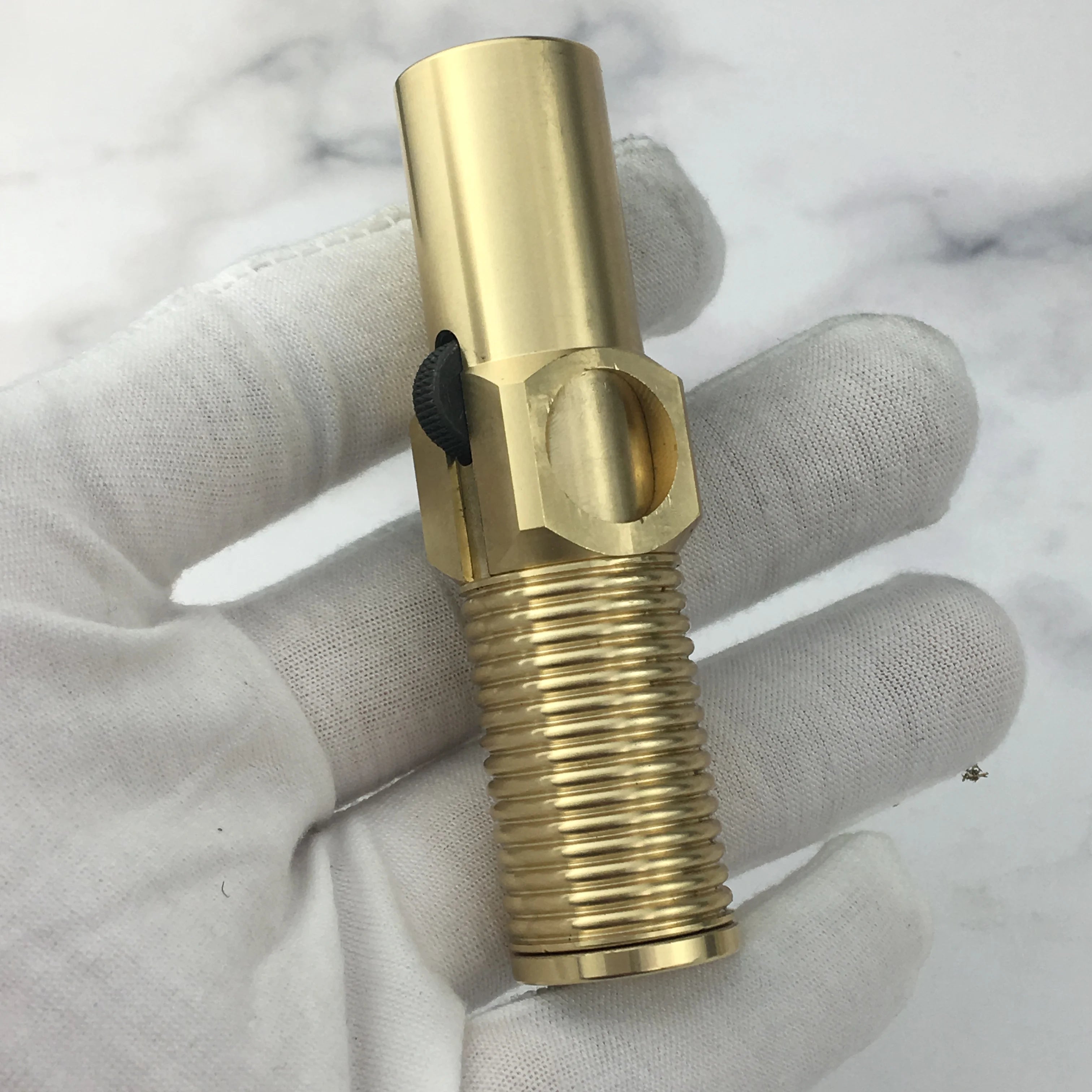 Original Handmade Brass Various Unique Shapes Retro Pure Copper Lighter Collection, Antique Pipe Machine